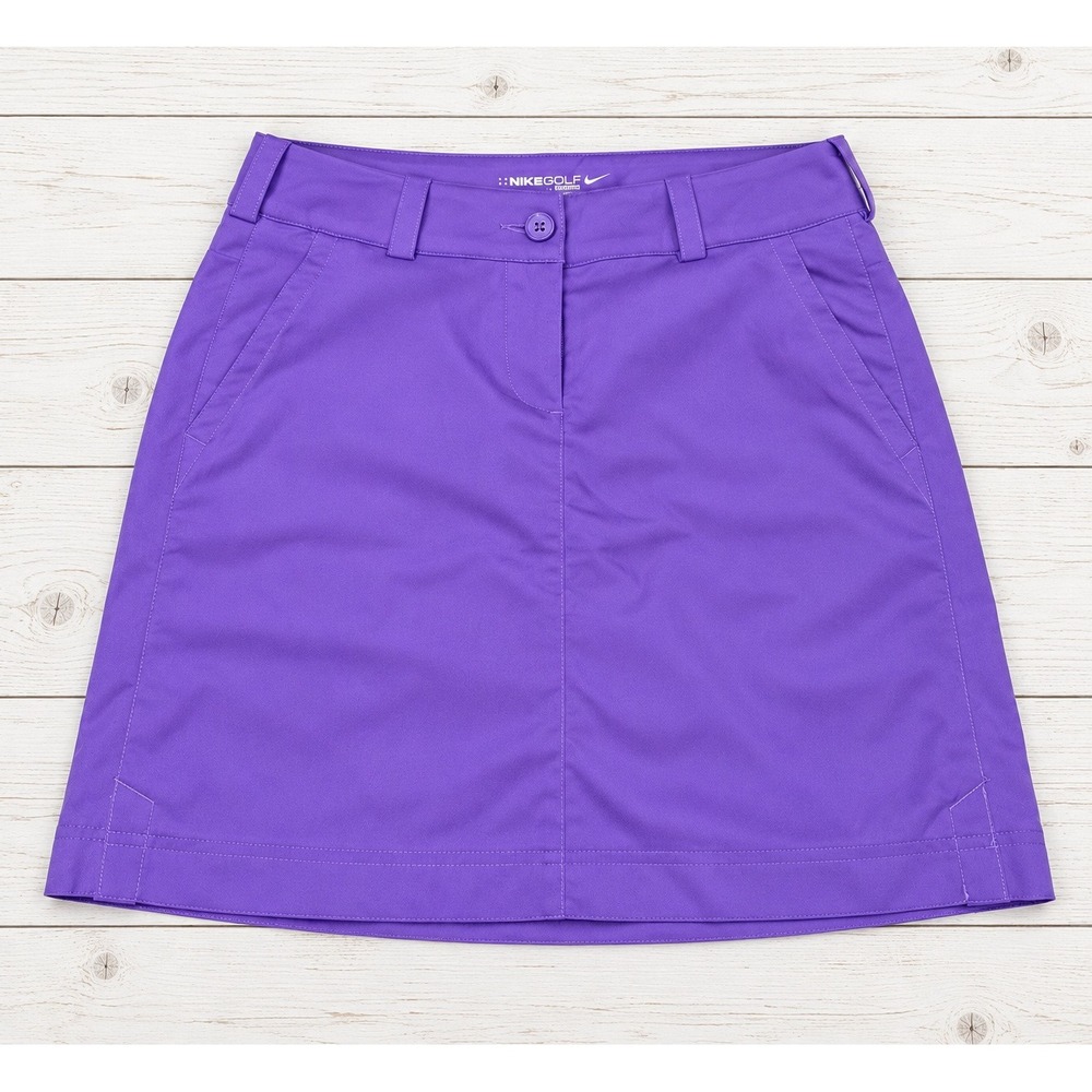 Nike Golf Dri-Fit Tour Performance Skort Purple Active Tennis Athletic Size 6